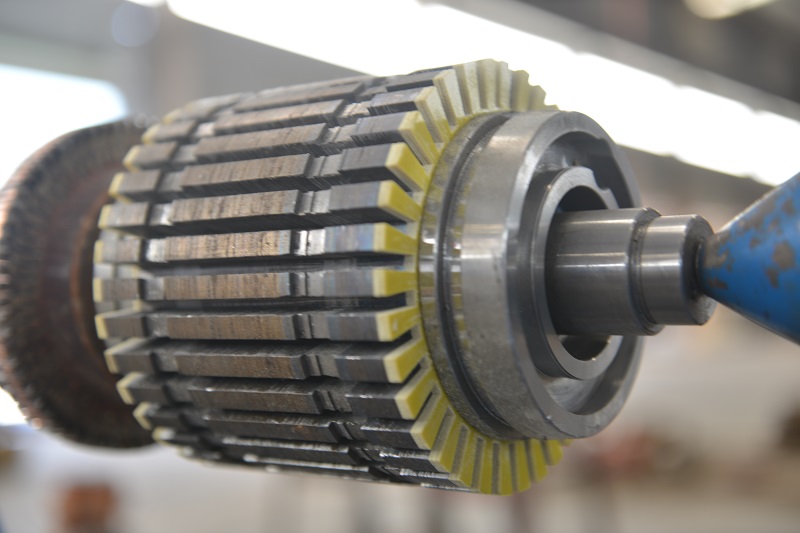 礦山電機車ZBQ-1-2直流牽引電機(圖7)